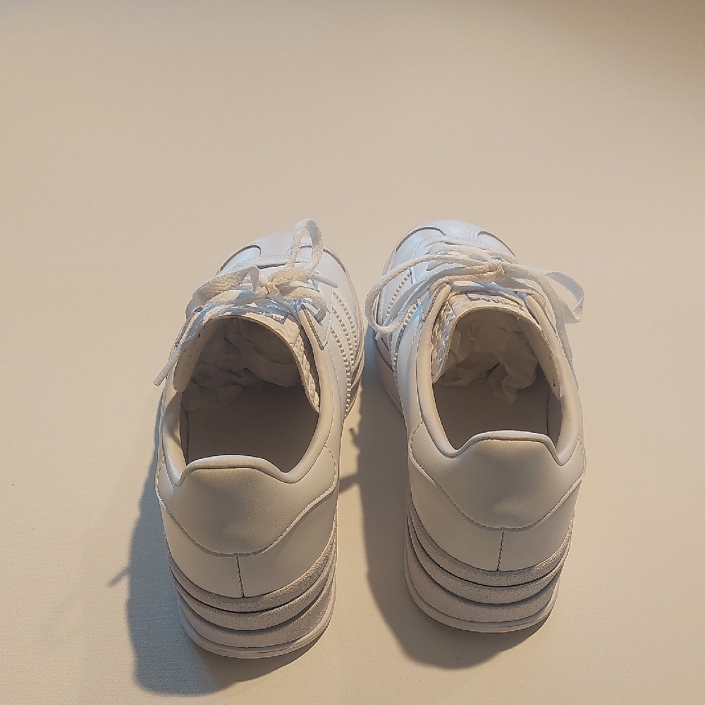 Adidas Gazelle Platform White Sneakers - Picture 6 of 6